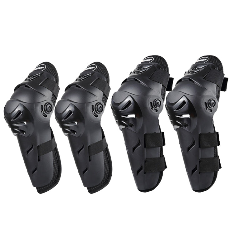 4 PCS / Set BSDDP BSD1003 Motorcycle Knee And Elbow Pads Anti-Fall Riding Protective Gear(Black) - In Car by buy2fix | Online Shopping UK | buy2fix