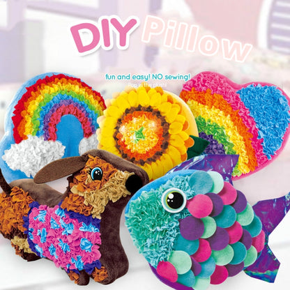 DIY Plush Pillow Toy Three-Dimensional Handmade Doll Material Package(Rainbow Cloud) - Early Education Toys by buy2fix | Online Shopping UK | buy2fix