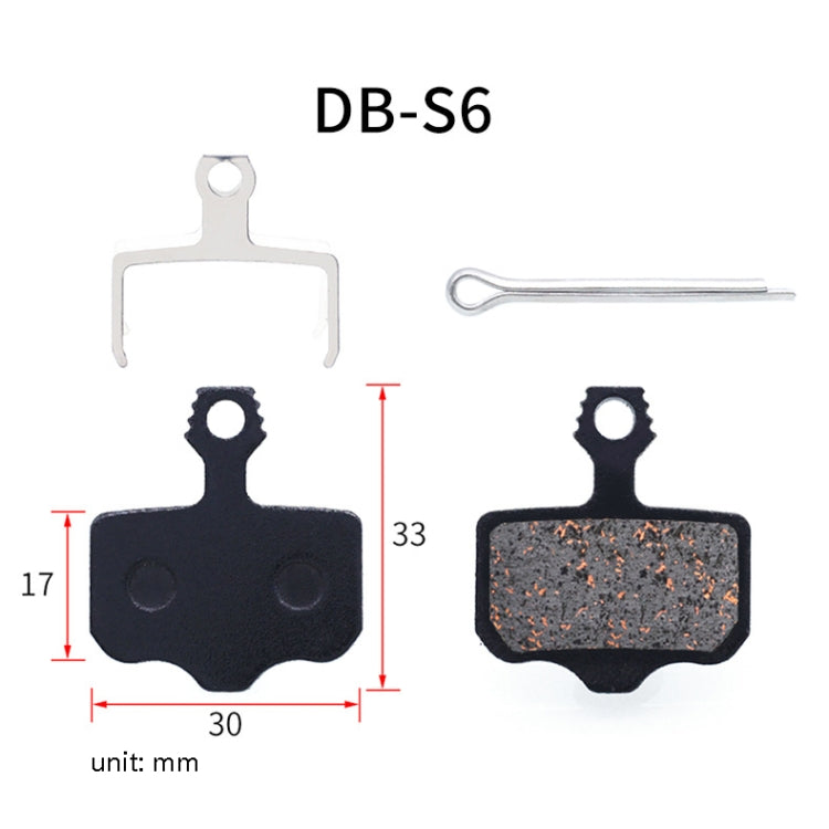 3 Pairs Mountain Bike Semi-Metallic Brake Pads M355 Oil Disc BB5 Resin Disc Brakes, Bagged(DB-S6) - Outdoor & Sports by buy2fix | Online Shopping UK | buy2fix