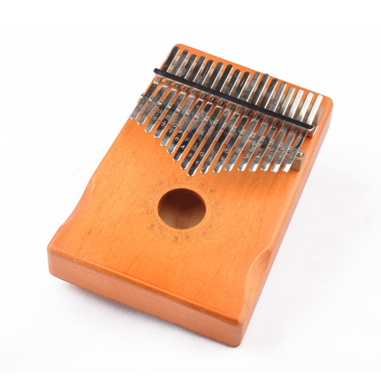 17-Tone Thumb Piano Kalimba Beginners Introduction Finger Piano, Colour: Yellow - Keyboard Instruments by buy2fix | Online Shopping UK | buy2fix