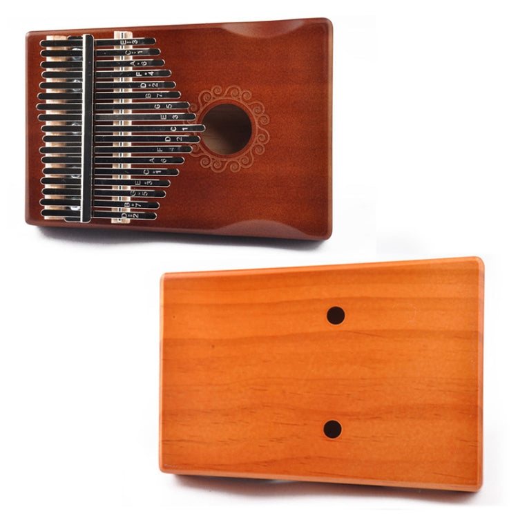 17-Tone Thumb Piano Kalimba Beginners Introduction Finger Piano, Colour: Yellow - Keyboard Instruments by buy2fix | Online Shopping UK | buy2fix