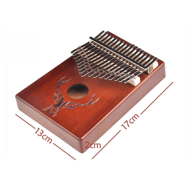 17-Tone Beginner Finger Piano Deer Head Kalimba Thumb Piano(Retro) - Keyboard Instruments by buy2fix | Online Shopping UK | buy2fix