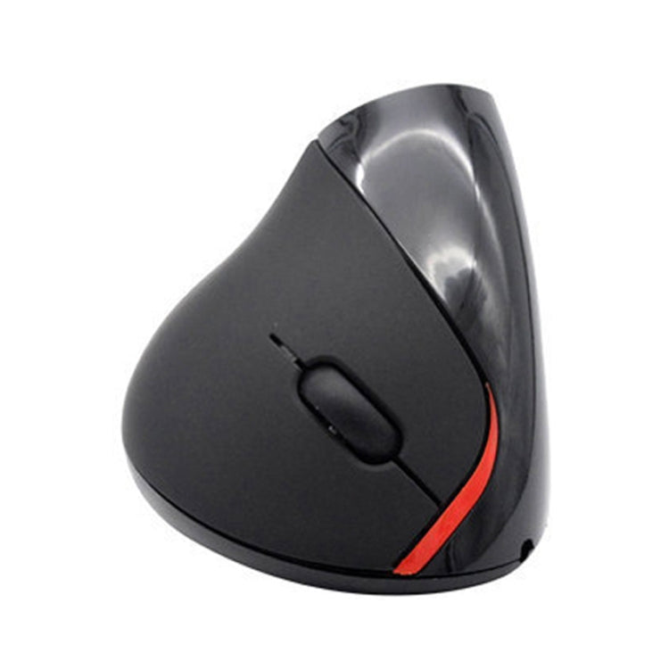 HH-111 5 Keys Wireless Vertical Charging Mouse Ergonomics Wrist Protective Mouse(Black) - Wireless Mice by buy2fix | Online Shopping UK | buy2fix