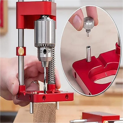 Accurate Positioning Belt Drilling Wood Drill Woodworking Locator Accessories Tool,Style: Plastic (Red) - Others by buy2fix | Online Shopping UK | buy2fix