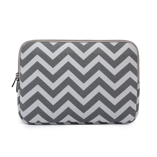 LiSEN LS-525 Wavy Pattern Notebook Liner Bag, Size: 15 inches(Gray) - 15 inch by LiSEN | Online Shopping UK | buy2fix
