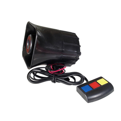 Three Voice Square Alarm Speaker 12V 30W Car Motorcycle Speaker - In Car by buy2fix | Online Shopping UK | buy2fix