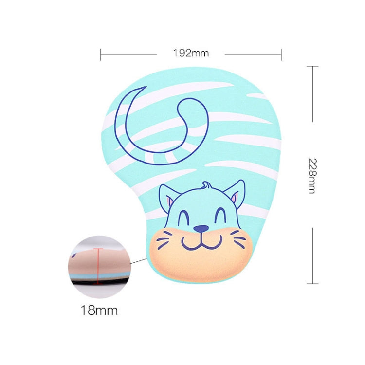 2 PCS Silicone Comfortable Padded Non-Slip Hand Rest Wristband Mouse Pad, Colour: Rabbit - Mouse Pads by buy2fix | Online Shopping UK | buy2fix