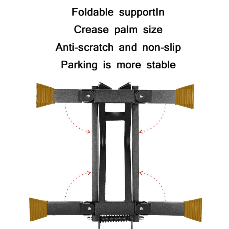 WEST BIKING Portable Bicycle Parking Display Stand(Black) - Holders by WEST BIKING | Online Shopping UK | buy2fix