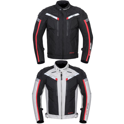 GHOST RACING GR-Y07 Motorcycle Cycling Jacket Four Seasons Locomotive Racing Anti-Fall Cloth, Size: XL(Black) - In Car by GHOST RACING | Online Shopping UK | buy2fix