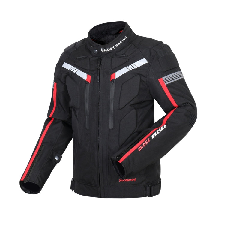 GHOST RACING GR-Y07 Motorcycle Cycling Jacket Four Seasons Locomotive Racing Anti-Fall Cloth, Size: XXL(Black) - In Car by GHOST RACING | Online Shopping UK | buy2fix