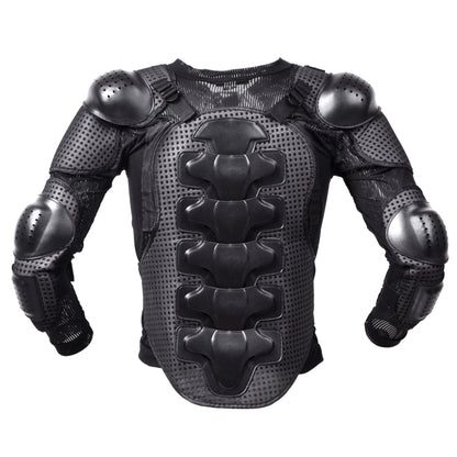 GHOST RACING F060 Motorcycle Armor Suit Riding Protective Gear Chest Protector Elbow Pad Fall Protection Suit, Size: XL(Black) - In Car by GHOST RACING | Online Shopping UK | buy2fix