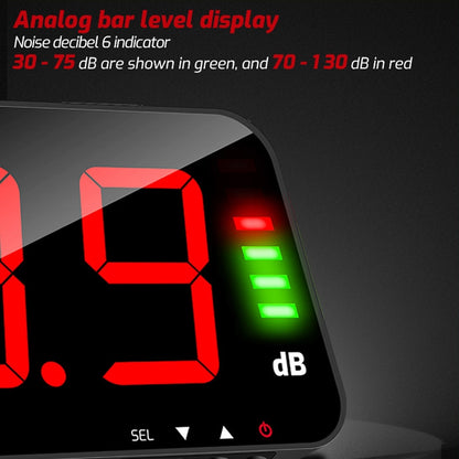 TASI TA653B Large-Screen Noise Meter Wall-Mounted Decibel Meter - Consumer Electronics by TASI | Online Shopping UK | buy2fix