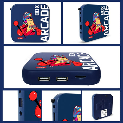 Arcade Box 256G Wireless Video Game Machine Box 4K HD Display For PS1/PSP/N64/DC, UK Plug - Pocket Console by buy2fix | Online Shopping UK | buy2fix