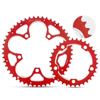 WEST BIKING 34T-50T Road Bike Racing Folding Chainwheel(Red) - Bicycle Chains & Rounds by WEST BIKING | Online Shopping UK | buy2fix