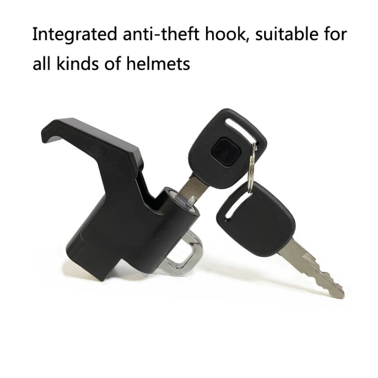 3 Sets Motorcycle Helmet Fixed Lock Hook(Black) - In Car by buy2fix | Online Shopping UK | buy2fix