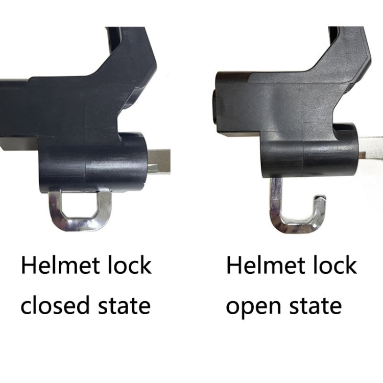 3 Sets Motorcycle Helmet Fixed Lock Hook(Black) - In Car by buy2fix | Online Shopping UK | buy2fix