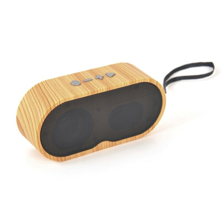 F3 Retro Wood-Grain Mini Bluetooth Speaker Support TF Card(Shallow Grain) - Mini Speaker by buy2fix | Online Shopping UK | buy2fix