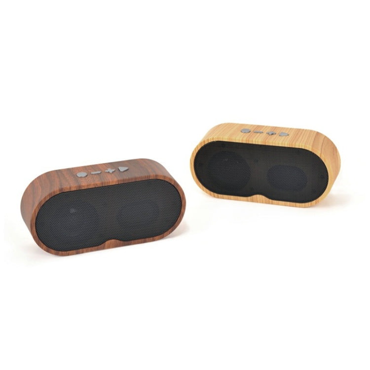 F3 Retro Wood-Grain Mini Bluetooth Speaker Support TF Card(Shallow Grain) - Mini Speaker by buy2fix | Online Shopping UK | buy2fix