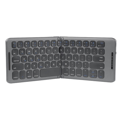 B088 65 Keys Portable Folding Bluetooth Keyboard(Pearley Gray) - Wireless Keyboard by buy2fix | Online Shopping UK | buy2fix