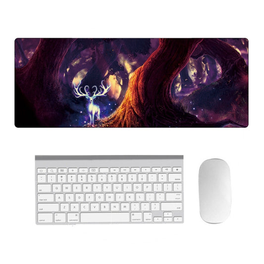 Hand-Painted Fantasy Pattern Mouse Pad, Size: 400 x 900 x 3mm Seaming(1 Dream) - Mouse Pads by buy2fix | Online Shopping UK | buy2fix