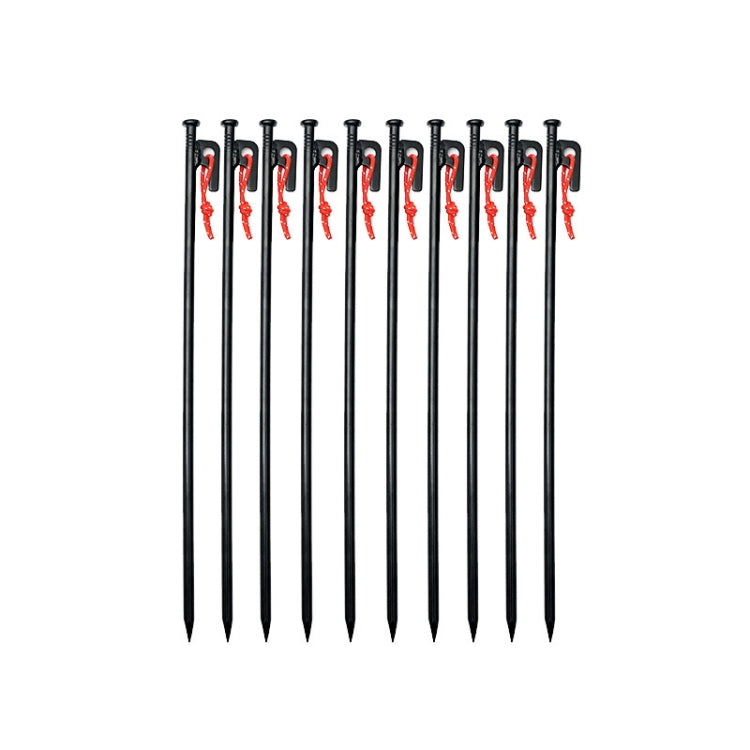 10 PCS 40cm Outdoor Camping Windproof Fixed Canopy Ground Nails - Tents & Accessories by buy2fix | Online Shopping UK | buy2fix