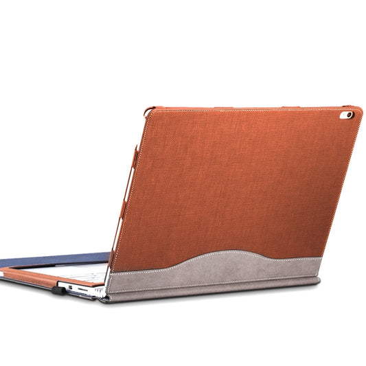 PU Leather Laptop Protective Sleeve For Microsoft Surface Book 2 13.5 inches(Business Brown) - Other by buy2fix | Online Shopping UK | buy2fix