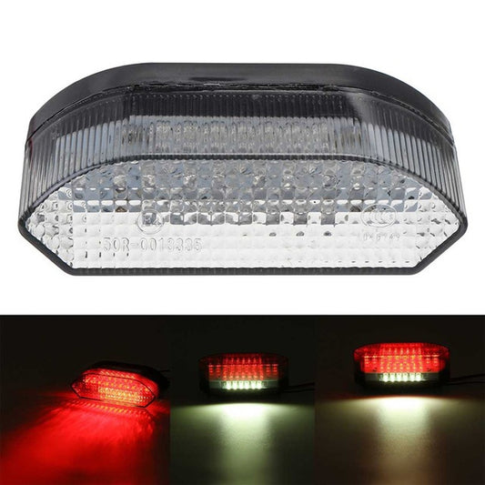 MK-285 Motorcycle LED Taillight Plate Light(Without Stand Black Cover) - In Car by buy2fix | Online Shopping UK | buy2fix