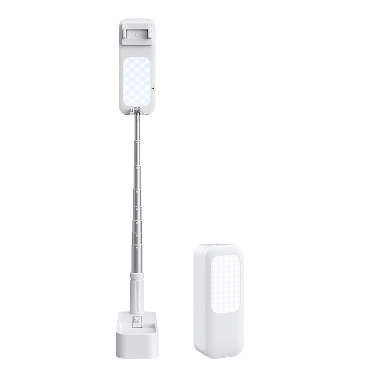 V6 360-Degree Rotating Double-Sided Light-Filling Live Bracket(White) - Consumer Electronics by buy2fix | Online Shopping UK | buy2fix