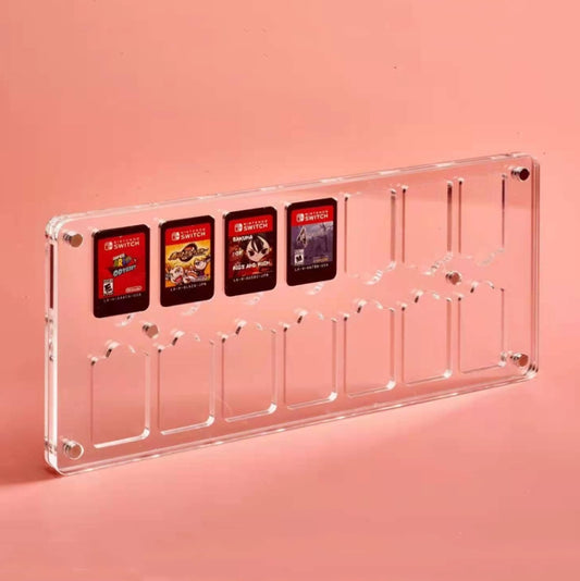 14 Grid Transparent Crystal Magnetic Game Card Storage Box For Switch - Cases by buy2fix | Online Shopping UK | buy2fix