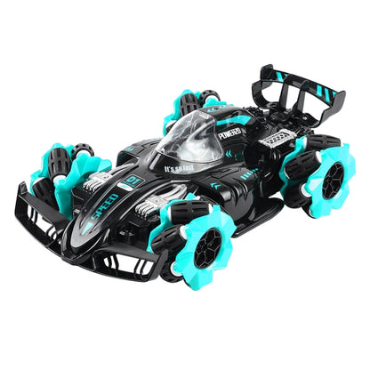 RD158-2 2.4G Four-Wheel Drive Horizontal Spray Remote Control Car(F1 Blue) - RC Cars by buy2fix | Online Shopping UK | buy2fix