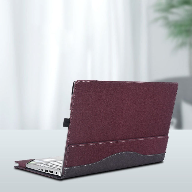 Laptop Anti-Drop Protective Case For HP Zhan 66 Fourth Generation 15 inch(Wine Red) - 15 inch by buy2fix | Online Shopping UK | buy2fix