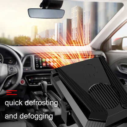 12V Car Heater Fan Defrost Defogger(Black) - Heating & Fans by buy2fix | Online Shopping UK | buy2fix