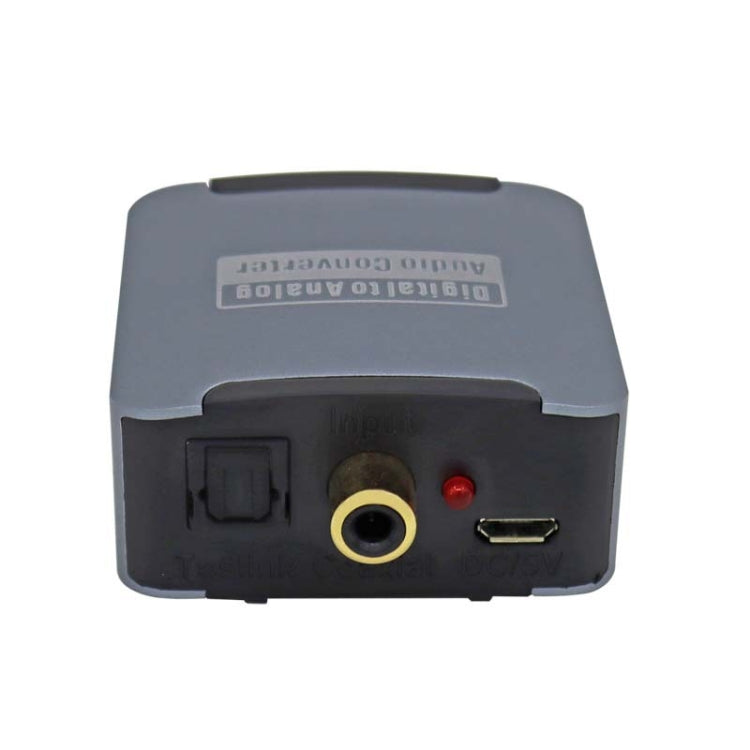 YQ-080 Digital Fiber Optic Coaxial Audio Converter, Interface: Host+USB Power Cable - Audio Signal Switcher by buy2fix | Online Shopping UK | buy2fix