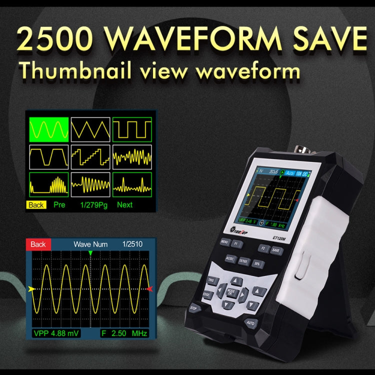 ET120M 120MHz  Digital Color Simulation Oscilloscope - Consumer Electronics by buy2fix | Online Shopping UK | buy2fix