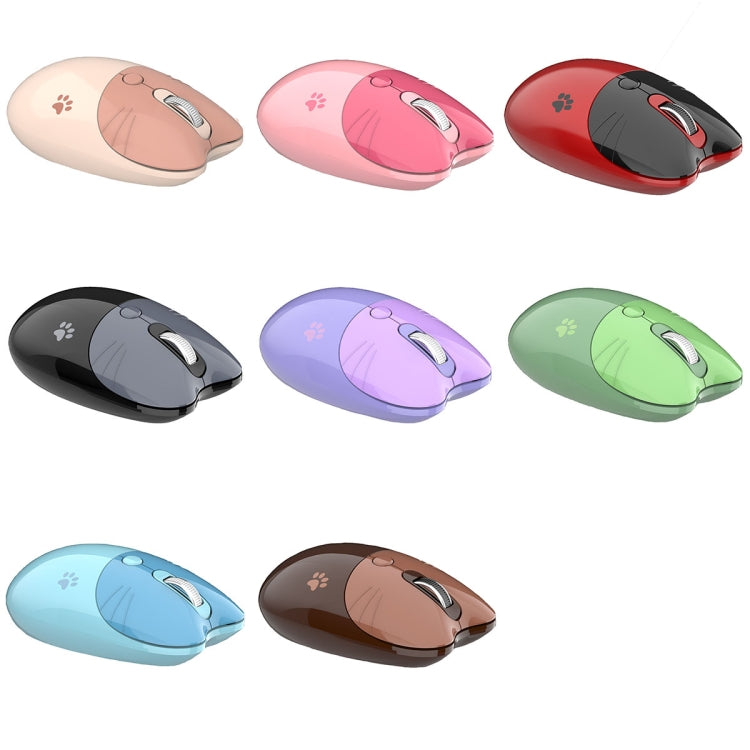 M3 3 Keys Cute Silent Laptop Wireless Mouse, Spec: Bluetooth Wireless Version (Red) - Wireless Mice by buy2fix | Online Shopping UK | buy2fix