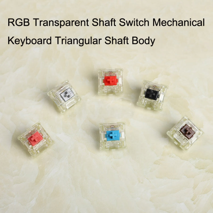 10PCS Cherry MX RGB Transparent Shaft Switch Mechanical Keyboard Triangular Shaft Body, Color: Mute Pink Shaft - Other by CHERRY | Online Shopping UK | buy2fix