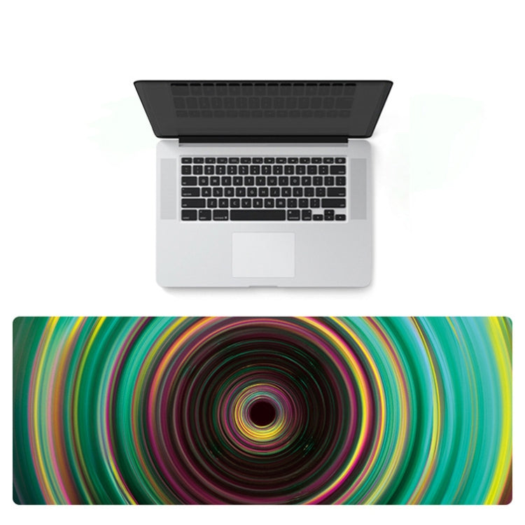 300x800x4mm Locked Large Desk Mouse Pad(7 Waves) - Mouse Pads by buy2fix | Online Shopping UK | buy2fix