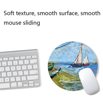 300x800x1.5mm Unlocked Am002 Large Oil Painting Desk Rubber Mouse Pad(Carriage) - Mouse Pads by buy2fix | Online Shopping UK | buy2fix