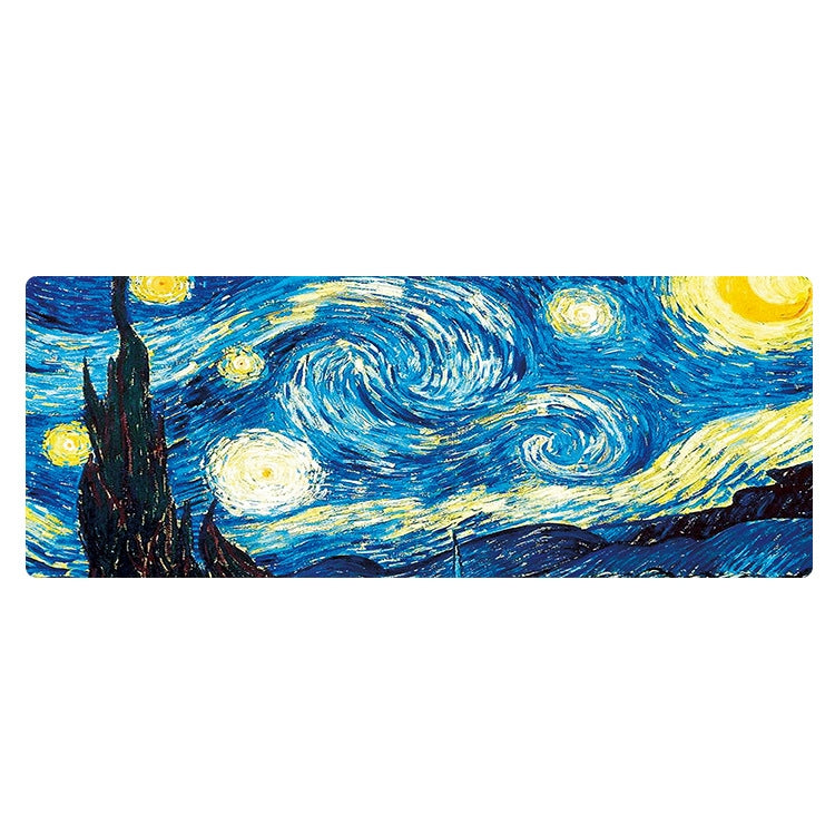 400x900x2mm Locked Am002 Large Oil Painting Desk Rubber Mouse Pad(Starry Sky) - Mouse Pads by buy2fix | Online Shopping UK | buy2fix