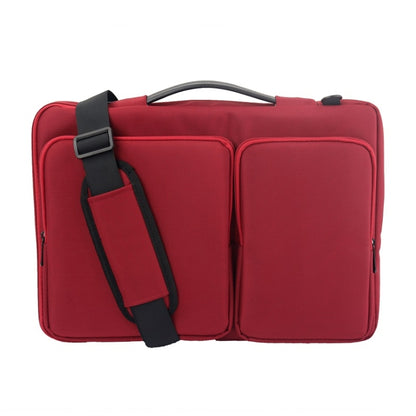 Nylon Waterproof Laptop Bag With Luggage Trolley Strap, Size: 13.3-14 inch(Red) - 14.1 inch by buy2fix | Online Shopping UK | buy2fix