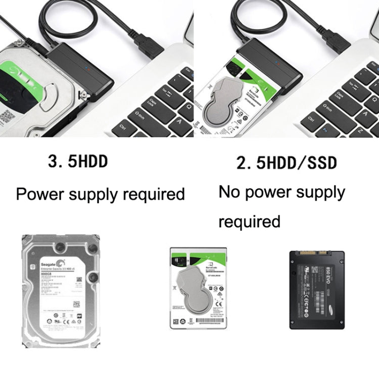 T04 USB3.0 To SATA Easy Drive Cable For 2.5/3.5 Inch Hard Drive Adapter Cable - USB to IDE / SATA by buy2fix | Online Shopping UK | buy2fix