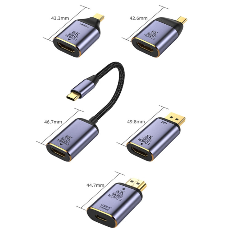 Type-C Male to HDMI Female 8K Converter Cable, Style: 8K-005 - Computer & Networking by buy2fix | Online Shopping UK | buy2fix