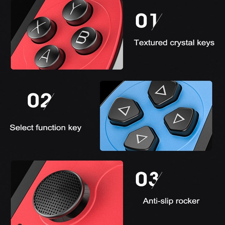 X7S Dual Joystick Game Console 3.5-inch HD Large-screen Handheld Game Console(Red And Blue) - Pocket Console by buy2fix | Online Shopping UK | buy2fix