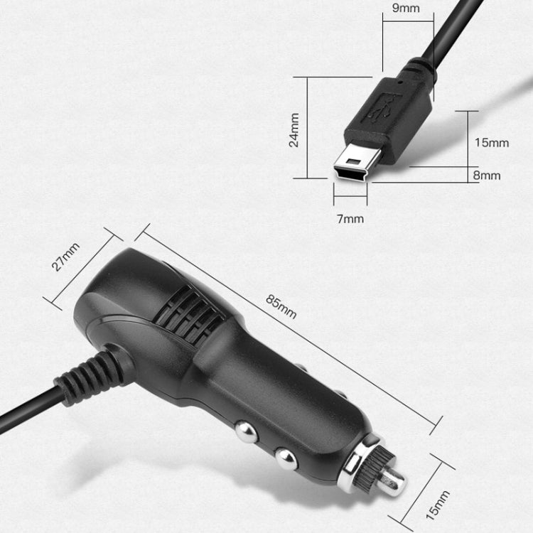 2 PCS Car Charger Fast Charging Driving Recorder Supply Line, Style: 1.5A+2.4A(Android Right Bend) - In Car by buy2fix | Online Shopping UK | buy2fix