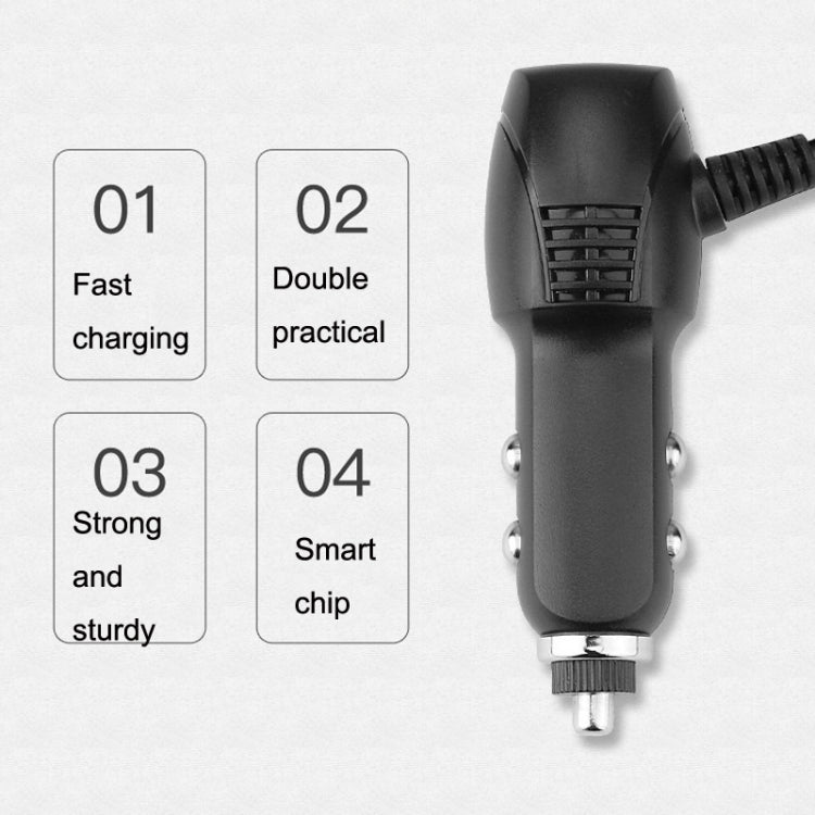 2 PCS Car Charger Fast Charging Driving Recorder Supply Line, Style: 1.5A+2.4A(Android Right Bend) - In Car by buy2fix | Online Shopping UK | buy2fix