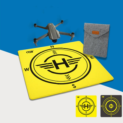 Outdoor Aerial Photography Double-sided Landing Pad For DJI Mavic 3 / Air 2 / Air 2S(Yellow + Black) - DJI & GoPro Accessories by buy2fix | Online Shopping UK | buy2fix