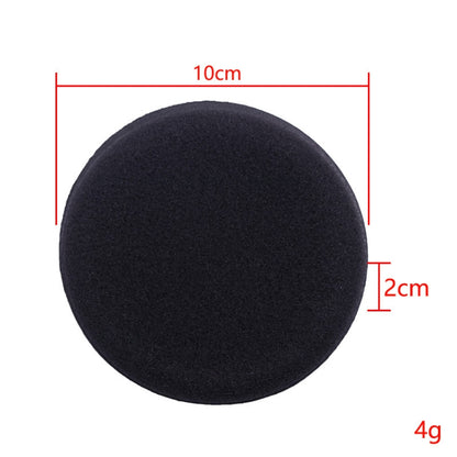 50 PCS Waxing Sponge Cars With Round Edge Car Washing Car Wax Maintenance Polished Sponge(Black) - In Car by buy2fix | Online Shopping UK | buy2fix