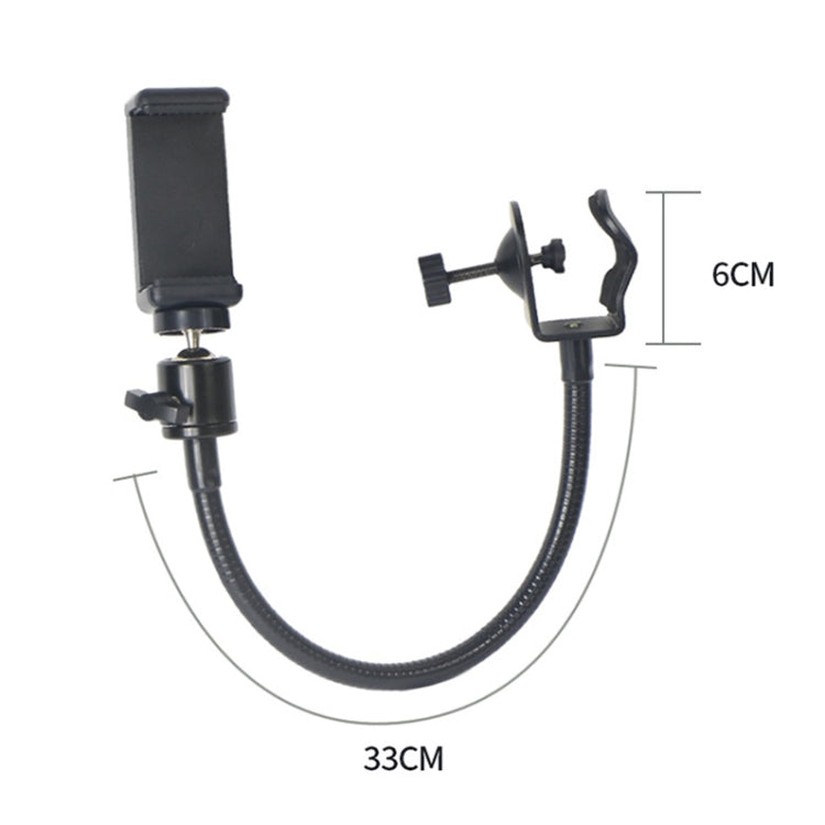 RG-10 Microphone Phone Live Hose Holder, Spec: Code Hose+U-shaped Clip - Consumer Electronics by buy2fix | Online Shopping UK | buy2fix