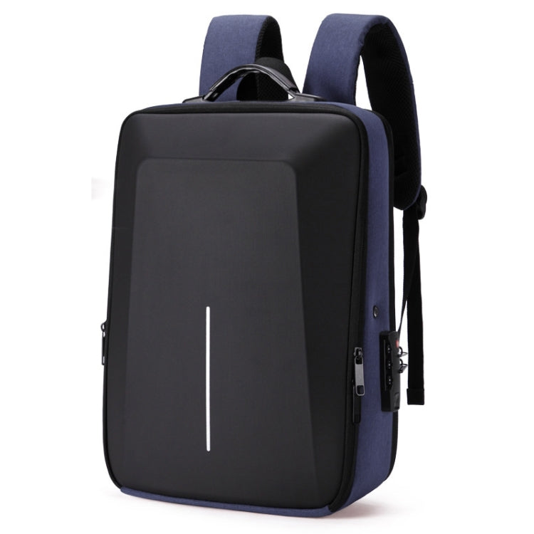 Hard Shell Backpack Alloy Frame Anti-Theft Computer Bag For Men, Color: 8003 Blue - Backpack by buy2fix | Online Shopping UK | buy2fix