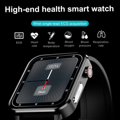 LOANIY E86 1.7 Inch Heart Rate Monitoring Smart Bluetooth Watch, Color: Black - Smart Wear by LOANIY | Online Shopping UK | buy2fix